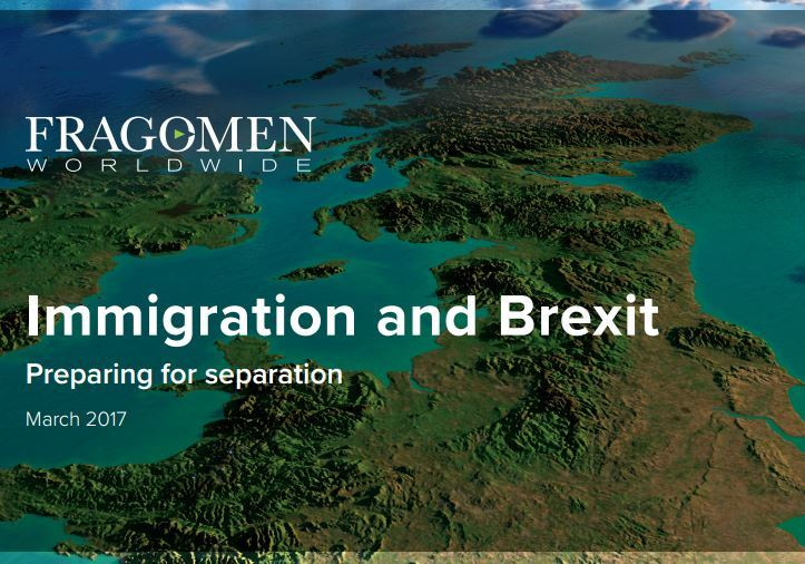 Immigration and Brexit: Preparing for separation' 